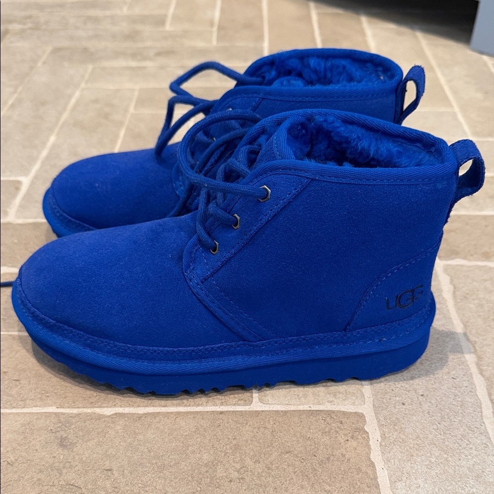 UGG Kids Vibrant Blue Neumel Boots